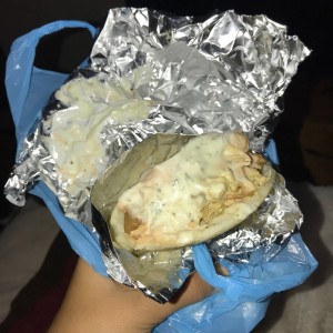 Arepa rellena con todo