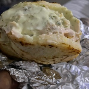 Arepa asada con queso