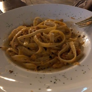 Fettuchini con camaron 