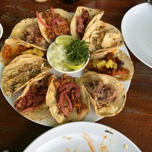 Combos de tacos Al Pastor - Steak - Chorizo - Cochinita Pibil - Pollo - Carnitas