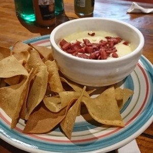 Queso fundido con Chorizo 