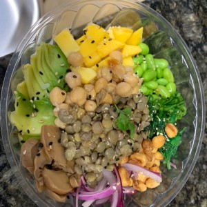 poke bowl vegetariano