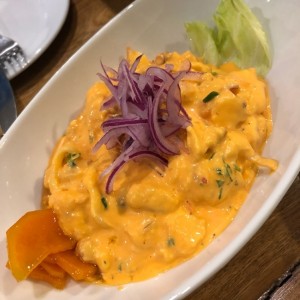 ceviche con leche de tigre 