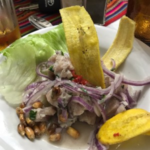 ceviche clasico estilo peruano