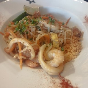 Phad Thai de Mariscos