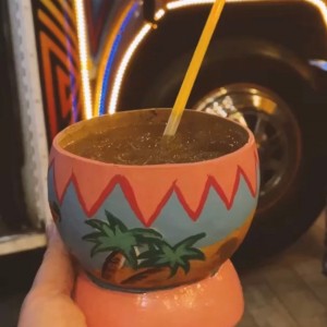 Chicha de naranja con Raspdura 