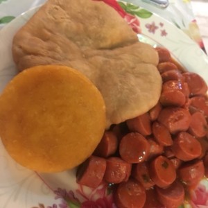 Tortilla, Hojaldre y Salchicha