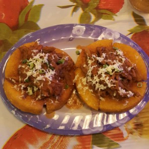 Tortillas con ropa vieja