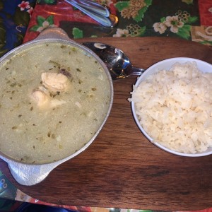 Sancocho con arroz