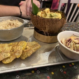 Camarones al curry y coco