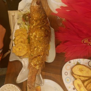 Pescado al ajillo