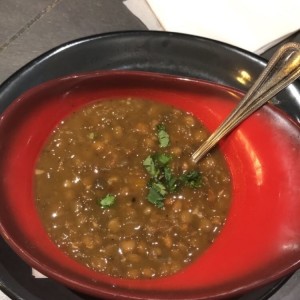 sopa de lentejas