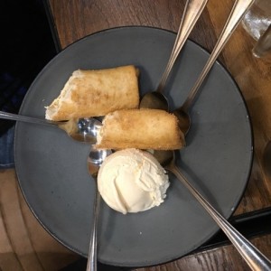 Apple chimicheesecake