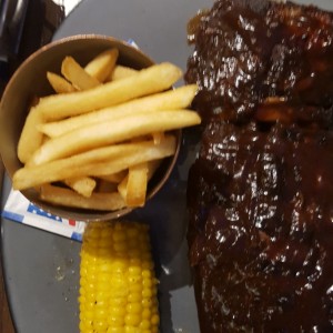 Double glazed ribs