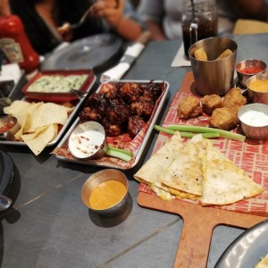 appetizers y entrada de boneless BBQ 