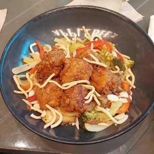 Crispy Orange Chicken Bowl