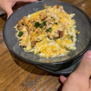 Grilled Chicken & Spinach Alfredo Bowl