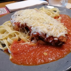 Chicken parmegiana pasta