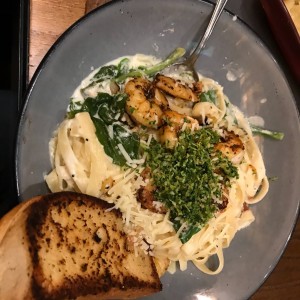 Lemon Shrimp Fettuccini