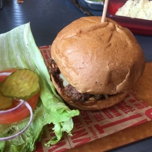 Bourbon Black&Blue Burger 