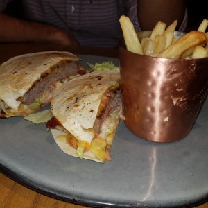 Quesadilla burger