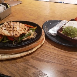 Fajitas de pollo 