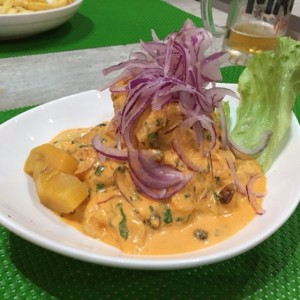 Ceviche de Corvina. 