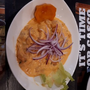 ceviche de tigre de pescado 