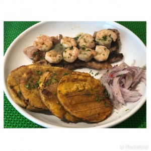 Filete de Pescado con Camarones