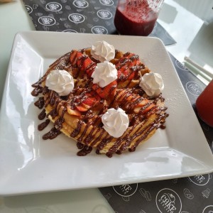 waffle fresas 