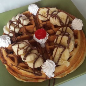 Waffle Choco-banana