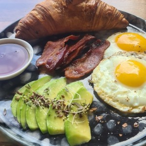 Maple bacon croissant