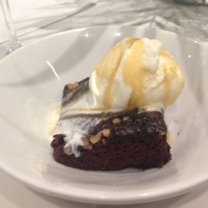 Brownie con Helado