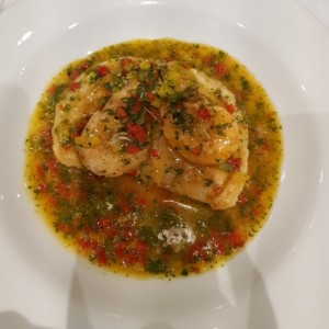 corvina al ajillo 