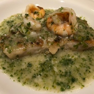 corvina salsa verde