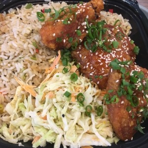 Pollo en salsa teriyaki