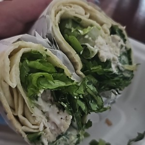 wrap de pollo ceasar