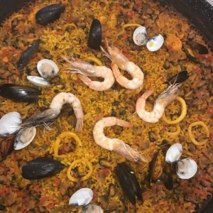 Paella de mariscos