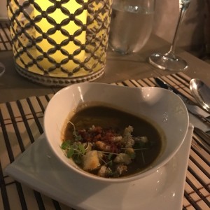 sopa de lentejas