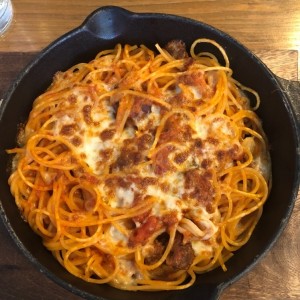 Spaghetti con carne