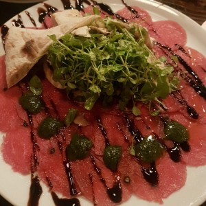 carpaccio de res