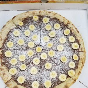 pizza de nutella!