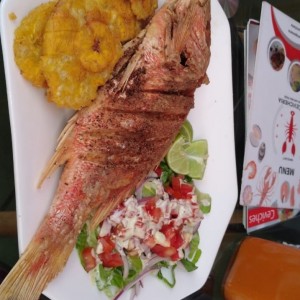 Pargo frito