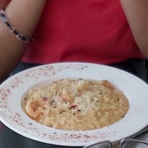 risotto de camarones