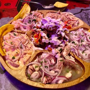 Sampler de ceviches 