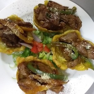 PATACONES RELLENOS - Carne