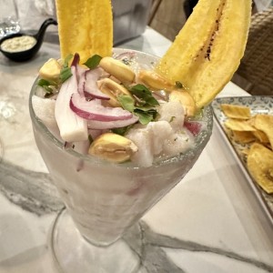 Ceviche de corvina