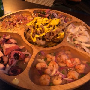 picada de ceviches 