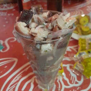 ceviche grande de pulpo