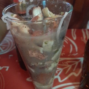 ceviche grande de pulpo